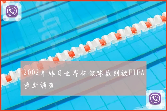 2002年韩日世界杯假球裁判被FIFA重新调查